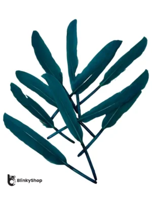 Pene porumbel individuale verde acua