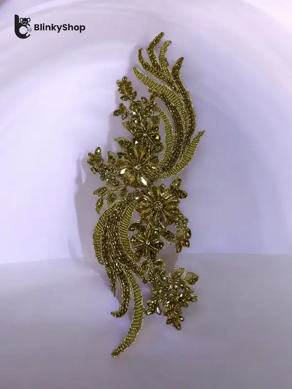 Broderie Dantelă Sonia aurie(1)