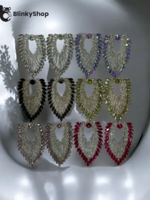 Epoleti cu Strasuri, ornati cu pietre colorate