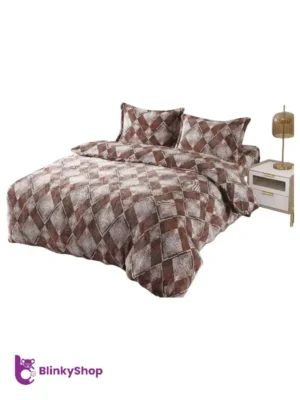 Lenjerie Cocolino cu Elastic 709, maro cu romburi