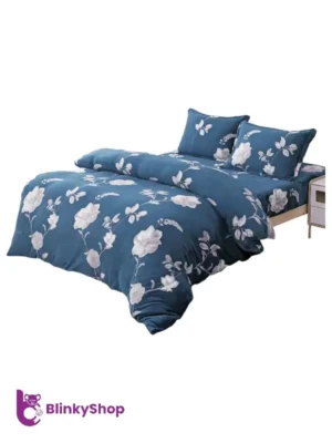 Lenjerie Cocolino cu Elastic 712, albastra cu flori