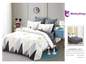 Lenjerie Finet 6 Piese N610, cu 4 fete de perna