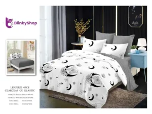 Lenjerie Finet 6 Piese N622, cu 4 fete de perna