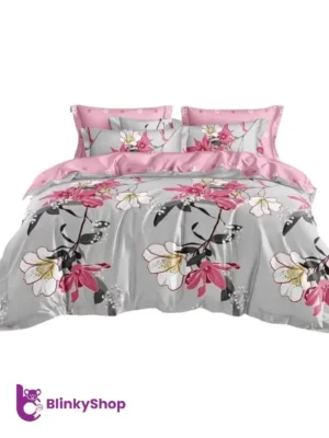 _Lenjerie Finet 6 Piese cu Elastic E710, cu trandafiri roz