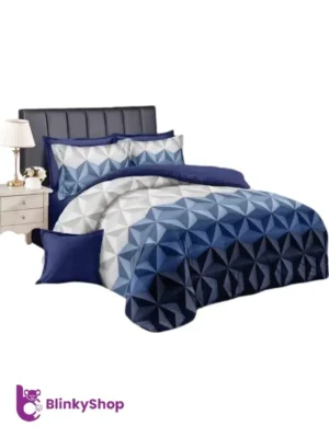 Lenjerie Finet 6 Piese cu Elastic E726, model geometric