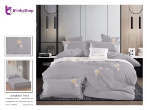 Lenjerie finet gros cu elastic G604, 4 piese,brodat