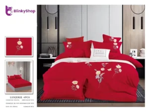 Lenjerie finet gros cu elastic G606, 4 piese,brodata